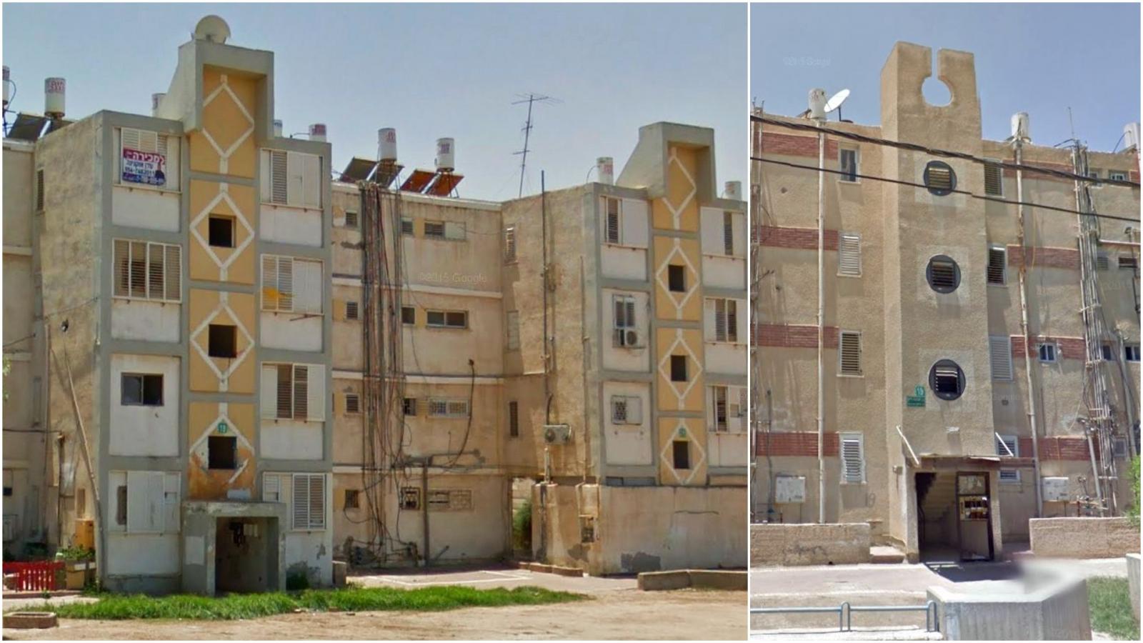 חדרי מדרגות חשופים בשכונות ותיקות. לאן הולכים הדיירים כשיש אזעקה? (צילום: גוגל)